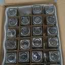 AISIPRIN Glass Spice Jars with 398 Labels, 24 pcs 4oz Spice Containers with Bamboo Lids, Square Spice Bottles With Shaker Lids,Spice Organization for Cabinet,Drawer,Rack,Seasoning Organizer