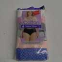 Hanes Underwear Women's 6 M Cotton Tag-less Brief Assorted Pack of 6 New, 3XL/10 size
