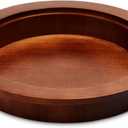 Wood Communion Plate for Church, Wooden Bread and Wafers Serving Tray Church Supplies Ware