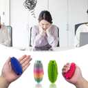 3 x Little Ouchies Pain Fidget, Pain Stim Fidget, Pocket Mini Fidget Toy for Adults,3D Printed Venting Key Pendant, Anxiety Relief Items Pain Stim Bumpy Fidget Novelty Gift Bags for KidsMacaroon
