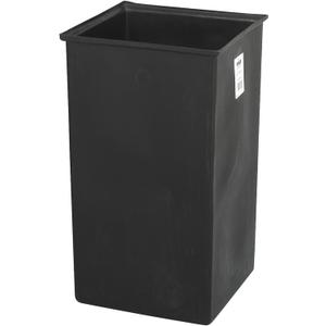 Safco Trash Can Liner for 36 Gallon Garbage Cans, Plastic Insert Easy to Remove and Clean, Black