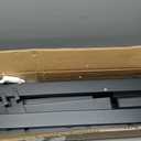 Full Size Bed Frame 16 Inch Black, Metal Platform Full Bed Frame with Baffles, No Box Spring Needed, Heavy Duty Steel Supprt, Rounded Corner Design, Reserved Holes, Noiseless, Easy Assembly