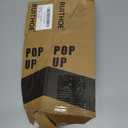 Bathroom Sink Drain Without Overflow, Brushed Gold Bathroom Sink Stopper for Vanity Vessel Sink, Rapid Draining Stainless Steel Pop Up Drain with Hair Catcher Anti-Clog Strainer