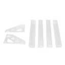 4 Tiers Clear Cosmetic Storage Rack, 4 Layers Transparent Makeup Display Tray, Plastic Eyeshadow Palette Organizer