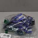 Zacro LED Reflective Vest Running Gear, 5 Lights Colors High Visibility Reflective Running Gear Rechargeable Light Up Running Vest for Walking Running Cycling, Adjustable for Men Women Kids (Blue)