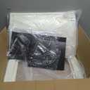 mestyl Dog Door for Wall, Pet Door, Doggie Door with Telescoping Tunnel, Double Magnetic Flaps and Sliding Lock Panels, 3-Flap Dog Door and Cat Door, Easy to Install, White, Large