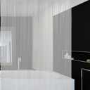 Mrs Awesome 82x74 Wide Shower Curtain Liner with Magnets, Free Hooks Included, Waterproof PEVA, PVC Free, 82 x 74 inches, Clear