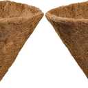 Pre-Formed Replacement Cone Shaped Coco Liner,Set of 2 (14-Inch)