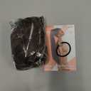 SEIKEA 18" Highlight Ponytail Extension, PT002 Tia Claw Long Multi Layered Fluffy Thick Wavy Jaw Clip in Fake Pony Tails Fake Hair Soft Natural Hairpiece Chocolate Brown Caramel Blonde Highlights