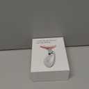 7 Color Face and Neck Massager Light Therapy, Red Light Based Facial Massager for Skin Care, Smoothing, Firming (White)