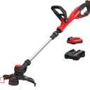 CRAFTSMAN V20 Weed Wacker Cordless String Trimmer and Edger, Weed Eater Includes 2.0 Ah Battery and Charger, Lightweight, Extended Runtime, 2 Speed (CMCST900D1)