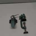 Fasmov Swivel 3" Universal Table Vise Tilts Rotate 360 Universal Work, Table Vice Portable for Workbench, Home, Drilling, Woodworking, and More, Green