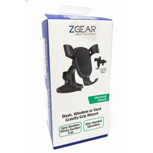 ZGEAR Dash, Window Or Vent Gravity Grip Mount Universal Mount