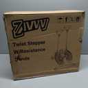 Stepper Machine with Resistance Bands, Mini Stepper with 300LBS Weight Capacity, Twist Stepper for Full Body Workout, Adjustable Step Height, Smooth and Quiet, Step Machine for Men Women