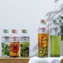 Hario Cold Brew Tea Portable Bottle, 160ml, Smoky Pink (5.4 Ounces)