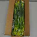 20 Bundles Artificial Plants Outdoor Fake Monkey Grass with Flowers (Yellow)