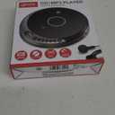 GPX PCB319B Portable Cd Player with Bluetooth, Includes Stereo Earbuds, Black (standart)