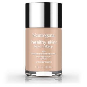 Neutrogena Healthy Skin Liquid Makeup Foundation with Broad Spectrum SPF 20 Sunscreen, Medium Coverage Foundation with Nourishing Pro-Vitamin B5, Warm Beige 90, 1 Fl. Oz
