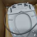 Brondell Bidet Toilet Seat Non-Electric Swash Ecoseat, Fits Elongated Toilets, White - Dual Nozzle System, Ambient Water Temperature - Bidet with Easy Installation