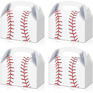 BCHOCKS 24 PCS Party Favor Candy Boxes for Baseball Birthday Party Supplies, Party Gift Goody Treat Candy Boxes for Baseball Party Favors Decor Birthday Party Decor