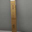 ZOCONE Tension Curtain Rod 51-168 In (4.25-14 Ft), Extra Long Outdoor Curtain Rod No Drilling for Patio Window, Adjustable Shower Curtain Rod for Bathroom, Tension Rod Diameter 1.26In Never Rust,Black