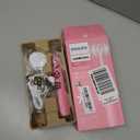 Philips Sonicare 4100 Electric Rechargeable Power Toothbrush, Pink, with Genuine Philips Sonicare Optimal Plaque Control Replacement Toothbrush Heads, White, 3 Pack