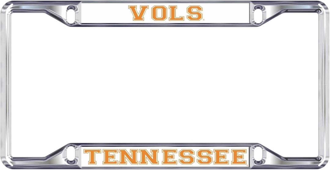 Tennessee Volunteers White License Plate Frame