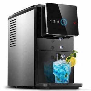 Silonn Nugget Ice Maker Countertop, Auto Drop Ice, 40 lbs/24H