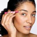 Tweezerman Stainless Steel Slant Tweezer - Eyebrow Tweezers for Women and Men (1230-PR Neon Pink)