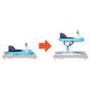 Smart Steps Trend Activity Walker and Entertainer with Removeable Toys, Large Tray, Cup Holder, Adjustable Height and Flat Fold Frame for Storage, Ages 6 Months +, Space Walk Navy