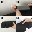 Colarr 2 Sets Seamless Photo Backdrop Wrap Paper Storage Rack Paper Roll Storage Clip 33 x 3 x 6 Inches Wall Mount Backdrop Holder Rack for Home Photography Studio Office School