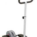 Sunny Health & Fitness 2-in-1 Sit/Stand Mini Elliptical Machine, Portable Under Desk Peddler Exerciser for Senior Home Workout, Optional Free Sunnyfit App Bluetooth Link, Handlebars or Resistance Band