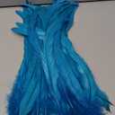 Yuxung 100 Pcs Nature Rooster Tail Feathers 12-14 Inch Bulk Natural Long Rooster Tail Feathers for DIY Crafts Costume Mardi Gras Party Performances Carnival Decoration(Blue)