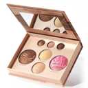 Best Baked Face Palette for Mature Skin  Includes Bronzer, Blush, Highlighter & Eyeshadows  Smooth Velvet Texture, Vegan & Cruelty-Free, Travel-Friendly Makeup Kit