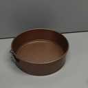 HAPPIELS Non Toxic Nonstick 9 inch Springform Pan | 9'' Cheesecake Mold | Leakproof Spring-form Round Cake Pans | Nontoxic Non Stick Spring Form Pan for Baking | Spring-Form Pans Leak Proof (Champagne Gold)