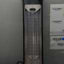 Outdoor Electric Patio Heater, 34-inch 1500W Infrared Tower Heater with Instant Heating, Tip-Over & Overheat Protection, IPX5 Waterproof Space Heater for Patio Garage Workshop Indoor & Outdoor Use (Standard)