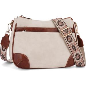 BELTANA Medium Crossbody Bags for Women Trendy Vegan Leather Hobo Purses Shoulder Handbags with Wide Adjustable Strap | Multiple Pockets