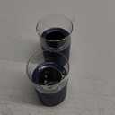 Rabbit R5-21308 Freezable Glasses, Set of 2, Speckled Navy,12 fl oz