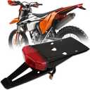 DREAMIZER Rear Fender Red 12V LED Tail Light Brake Lamp Turn Signals For Off-road Motorcycle Motocross Dirt BikeRed#3