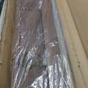 DEZ FURNISHINGS Cordless 2" Faux Wood Blind, 38" W x 48" H, Dark Oak