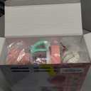 Joyin Play Kitchen Toys, Pretend Food Kitchen Accessories Girls Toy with Coffee Maker, Mixer, Toaster with Realistic Lights& Sounds, Birthday Gift for Kids Gifts for Christmas (Pink)