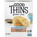 GOOD THINS Mixed Seed Rice Snacks Gluten Free Crackers, Snack Crackers, 3.5 oz (3.5 Ounce (Pack of 1)), No BB Date