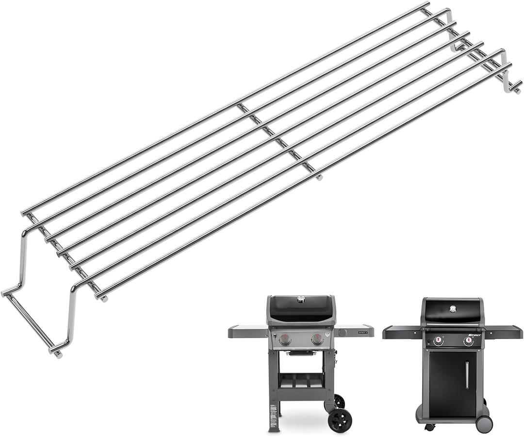Grill Warming Rack for Weber 69866 67026, Grill Parts for Weber Spirit I/GS4 Spirit II 200 Series S210 S220 E210 E220 Gas Grill with Up Front Control (2017-Newer)Stainless steel Rack,21.5 Inch