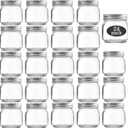 TANGLONG Mason Jars 8 oz Set of 24, Small Glass Jars with Lids For Spice, Jelly, Jam, Honey, Pickles, Wedding Shower Favors