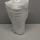 MIVIDE 6 Pack White Flower Buckets, 9.8 Inch Galvanized Metal Vases for Flowers, Flower Bucket with Handles, Farmhouse Vases for Wedding, Balcony Garden, Home Decor