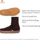 Men's and Women's Original Slipper Sock - Comfortable Men's and Women's Slipper Sock with Cloud-Like Feel, Soft and Moisture Wicking Crew Length, Genuine Suede Sole, XL