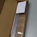 9.5 Large Acrylic Straw Holder for Cabinet Door - Reusable Tumbler Straw Organizer Storage, Small Kitchen Accessories Container, Ultra Sticky Cupboard Door Mounted (Transparent)