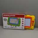 Large Magnetic Drawing Board Toddler Toys for 3 4 5 6 Year Old Kids Girls Boys, Doodle Board Montessori Preschool Educational Travel Toys Gifts for 3 4 5 6 Year Old Etch Sketch Erasable Writing Pad (Orange)