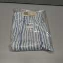 SANDY & SID 2025 Summer Womens Shorts Dressy Elastic Waist Pull On 5 Inch Inseam Pockets High Rise Stretchy Beach Casual Wear (Blue, S)