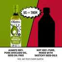 Chosen Foods Avocado Oil, 1 Liter - All Purpose Cooking Oil made from 100% Pure Avocados - Non-GMO, Gluten-Free, Keto Friendly, Glyphosate Free - 33.8 Fl Oz (Pack Of 1) (EXP 10/31/27)